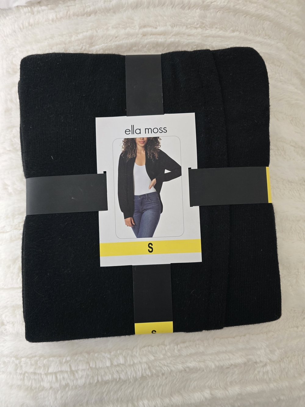 Ella Moss Black Cardigan - Small